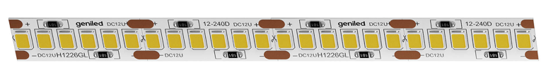Светодиодная лента Geniled GL-240SMD2835 12В 20Вт/м 10х5000 2700-3000К IP65