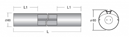 Светильник ZS-S-136C-1646 Halla lighting серебро (симметричный)