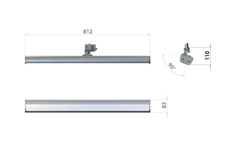 Трековый светильник Na-No 800 4000К