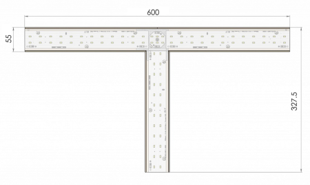 Светильник LDL-L-54ELT-328 v.2 (4000K) Halla lighting черный