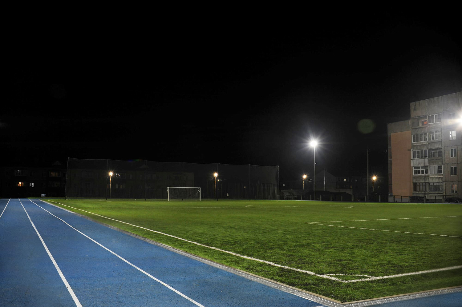 Спортивная школа (футбольное поле) г. Тутаев