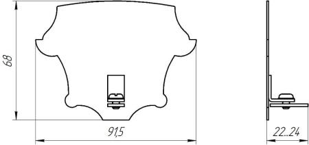Светильник RTL-940 (4000K) Halla lighting белый