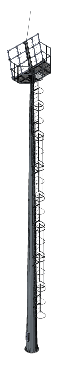 Мачта со стационарной короной ВМОН 40 (МГФ-40)