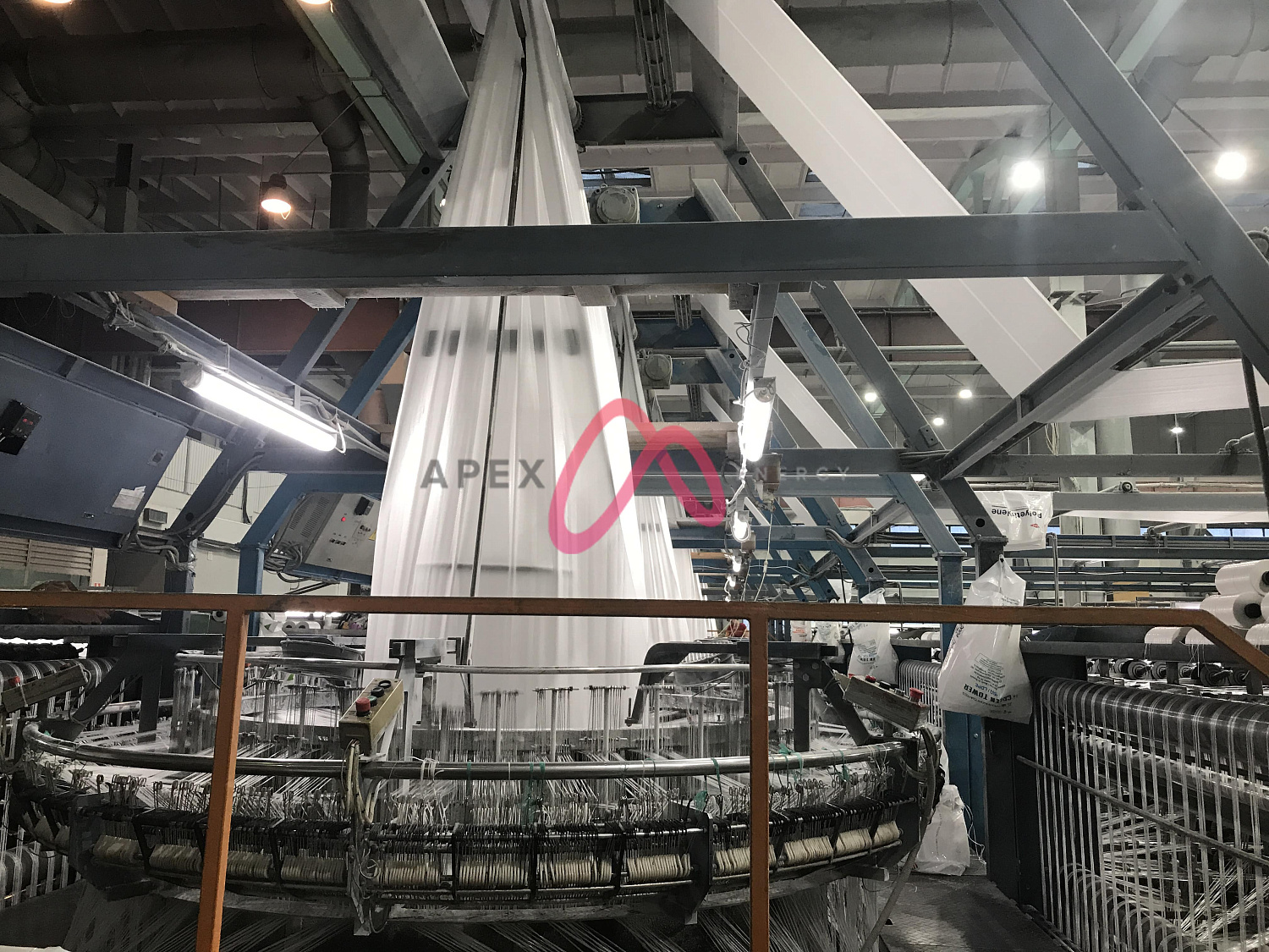 Освещение ткацкого цеха ПКФ СИЛУЭТ г.Ярославль