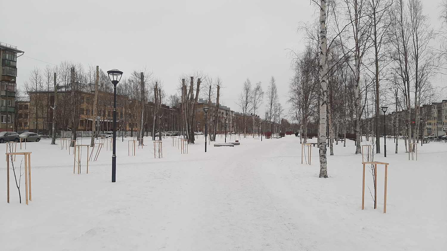 Поставка системы паркового освещения, Аллея Молодежи г. Северодвинск