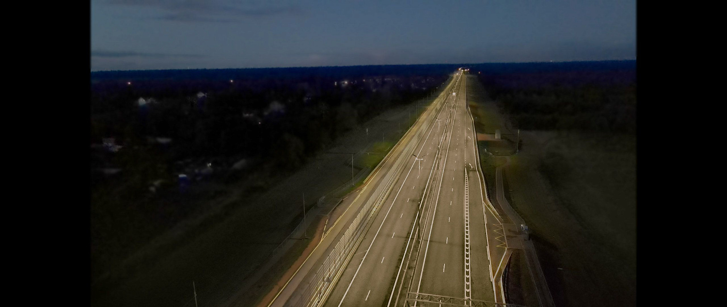 Автодорожное освещение Федеральной автомобильной дороги А180 "Нарва"