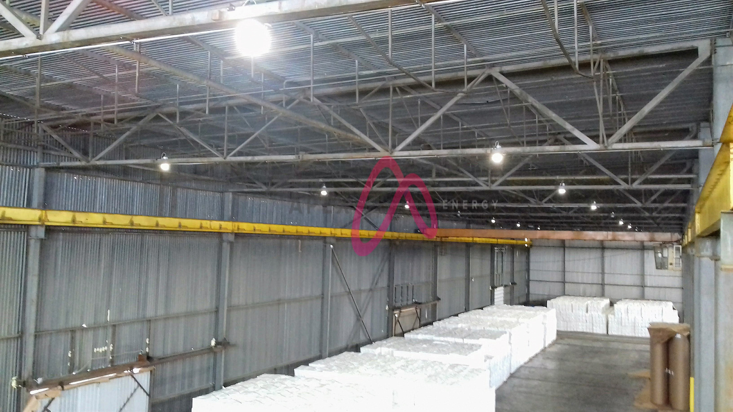 Проект по освещению Склада терминала