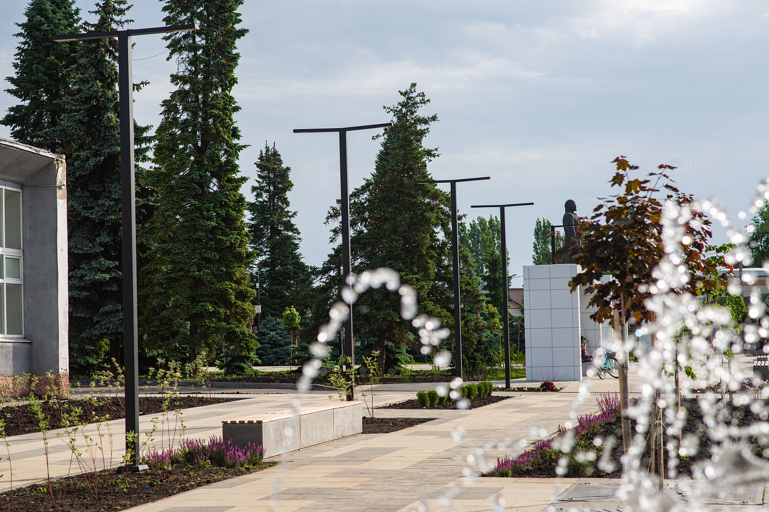 Площадь Октяборьской Революци г. Чаплыгин