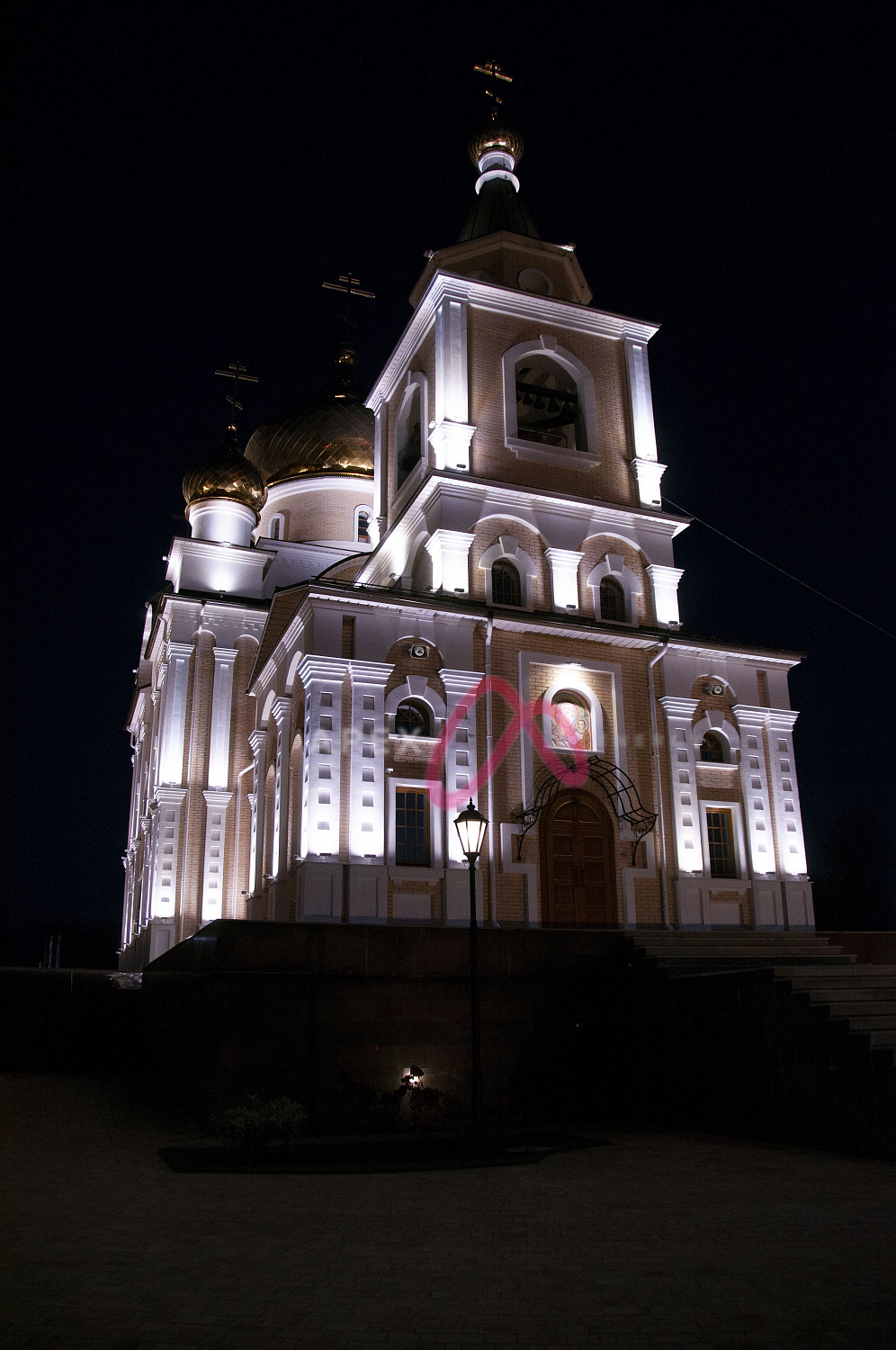 Архитектурное освещене Храм Казанской иконы Божией Матери, город Орел