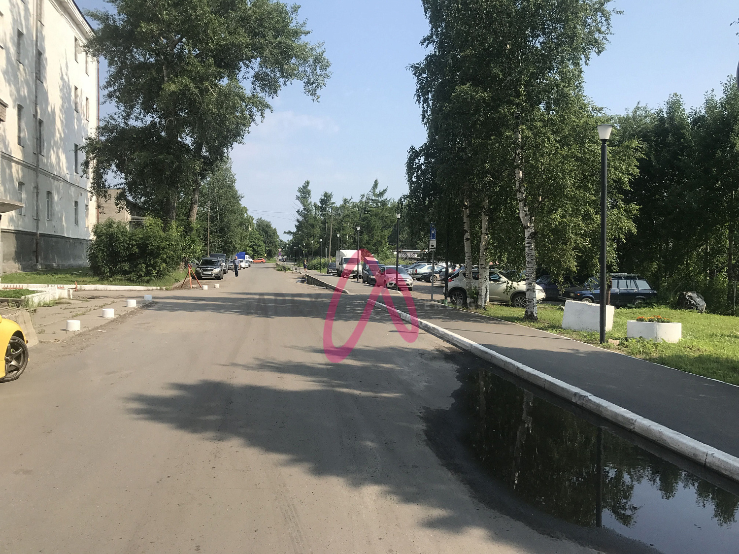 Парковое освещение аллеи завода Красная Кузница