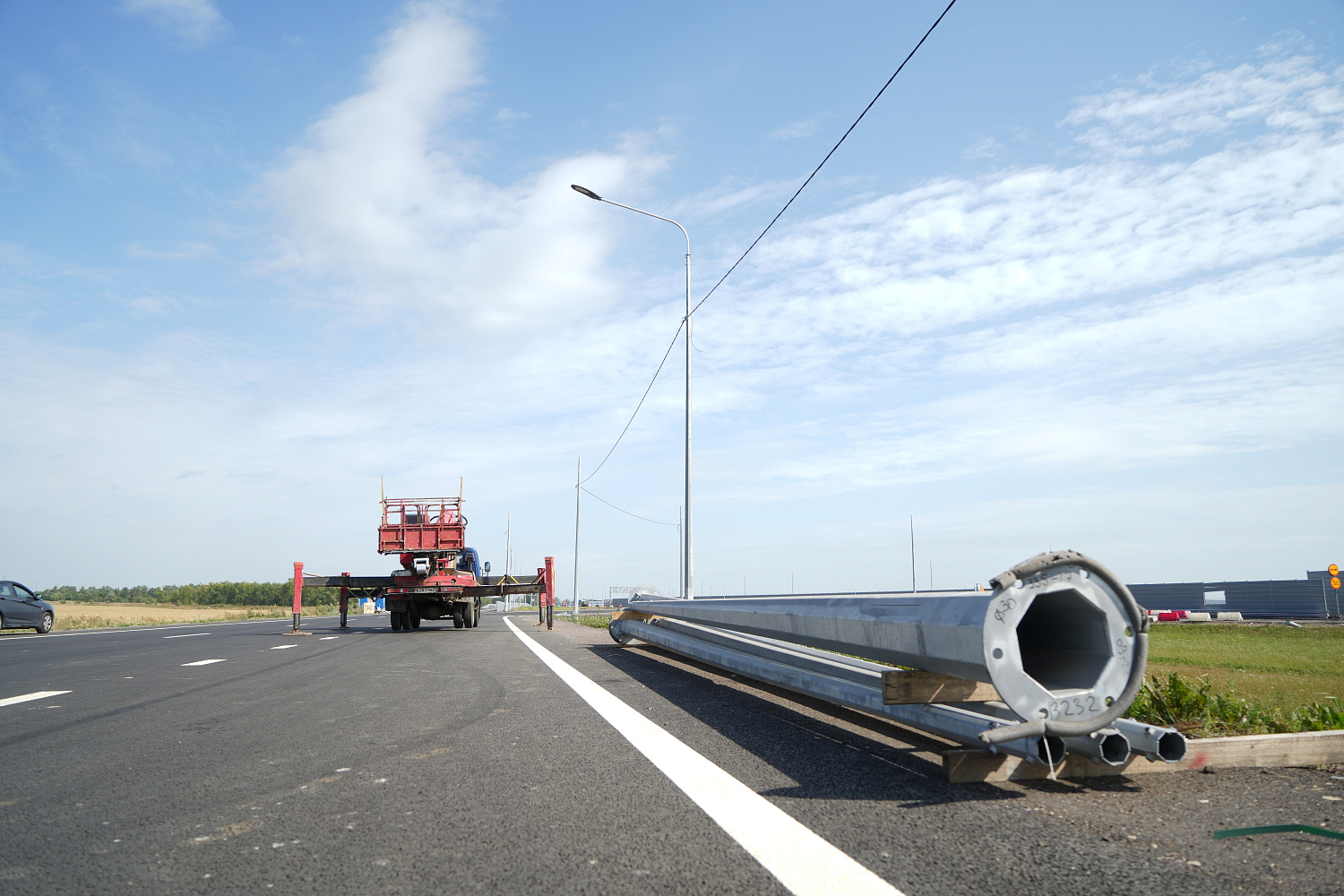 Автодорожное освещение Федеральной автомобильной дороги А180 "Нарва"