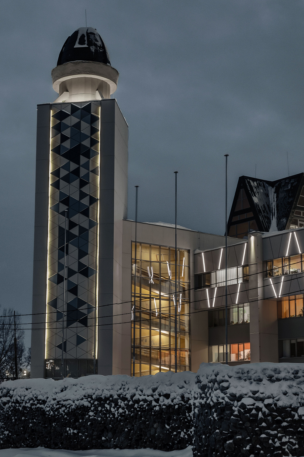 Архитектурное освещение ДДЮТ, г. Архангельск