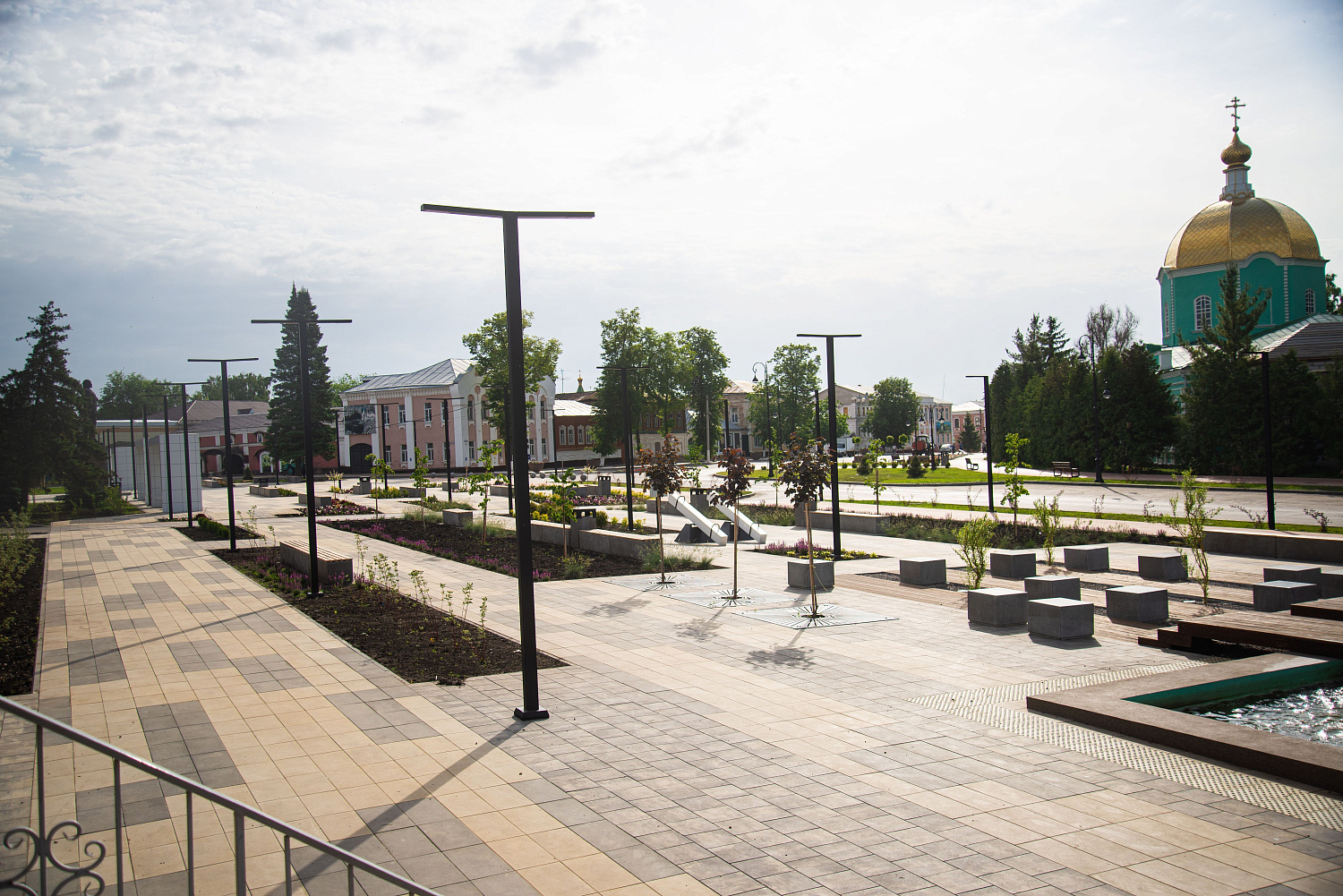 Площадь Октяборьской Революци г. Чаплыгин