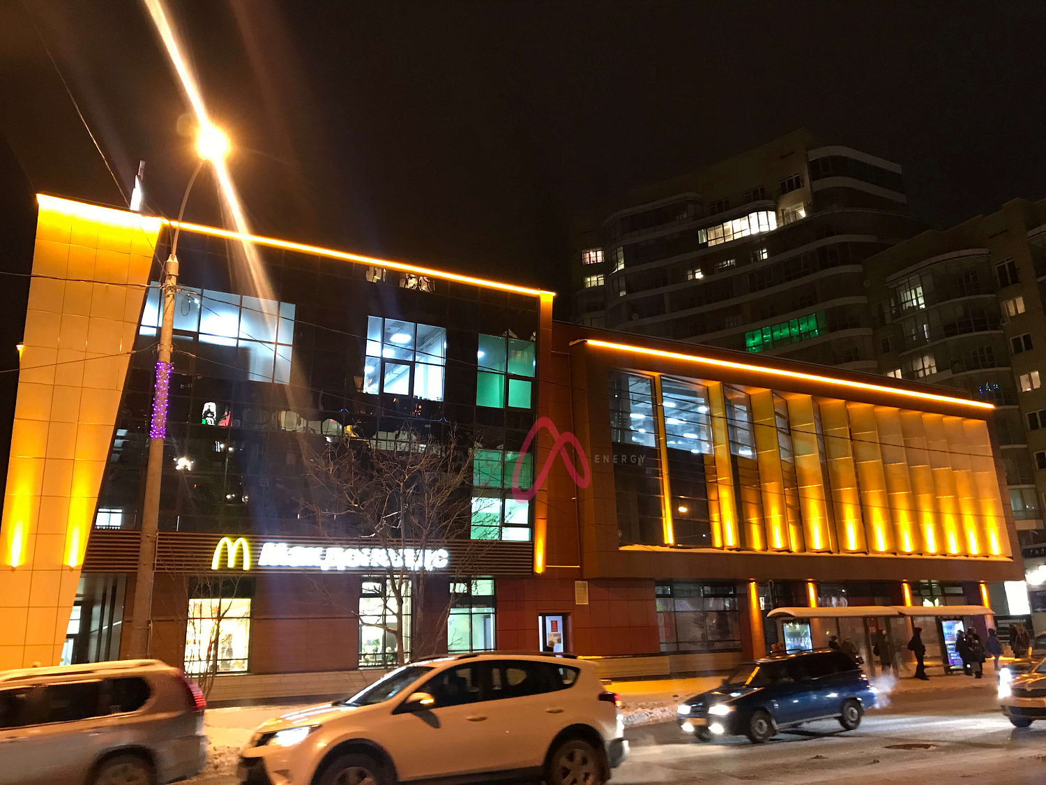 Проект архитектурное освещение — ТЦ на ул.Воскресенская 19 