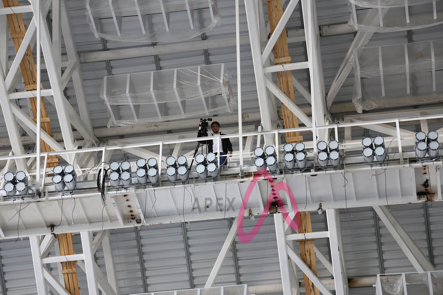 Освещение волейбольной арены в г. Грозном