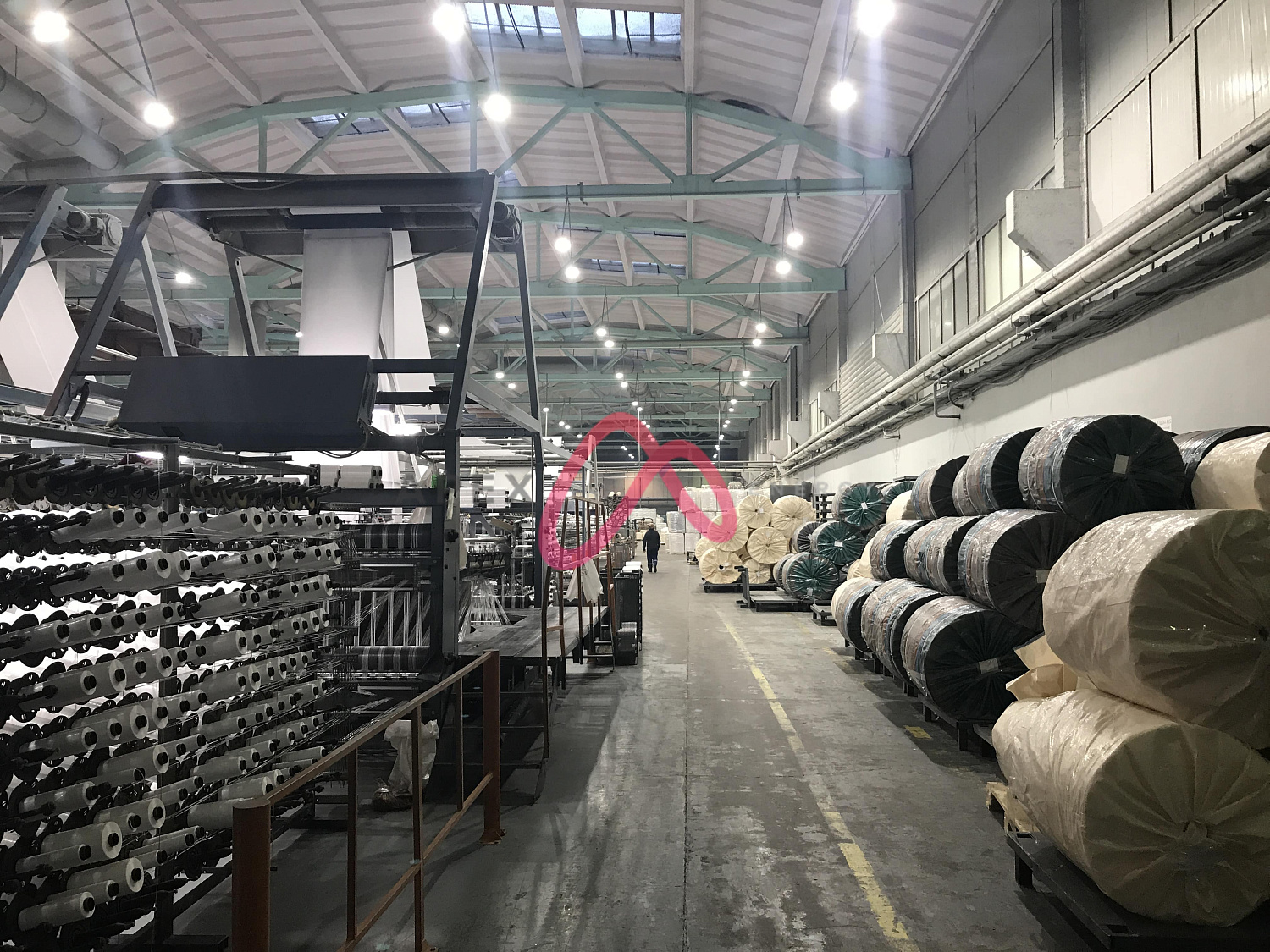 Освещение ткацкого цеха ПКФ СИЛУЭТ г.Ярославль