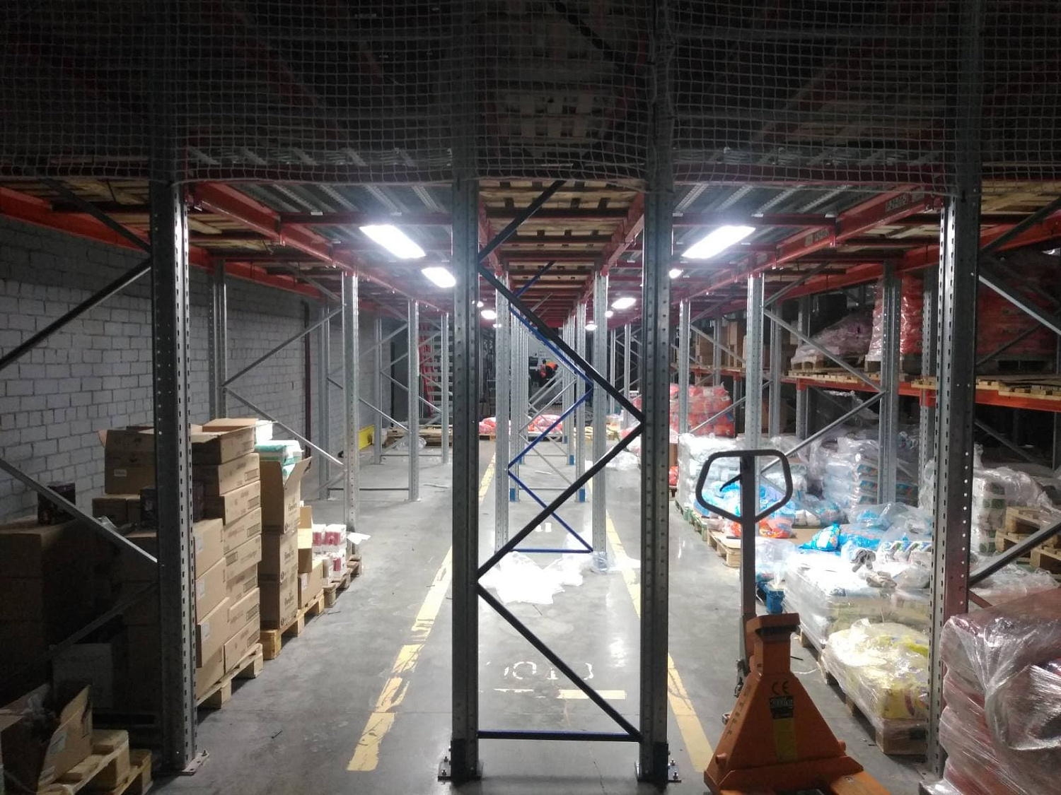 Освещение склада (мезонины) Алиди г. Ярославль
