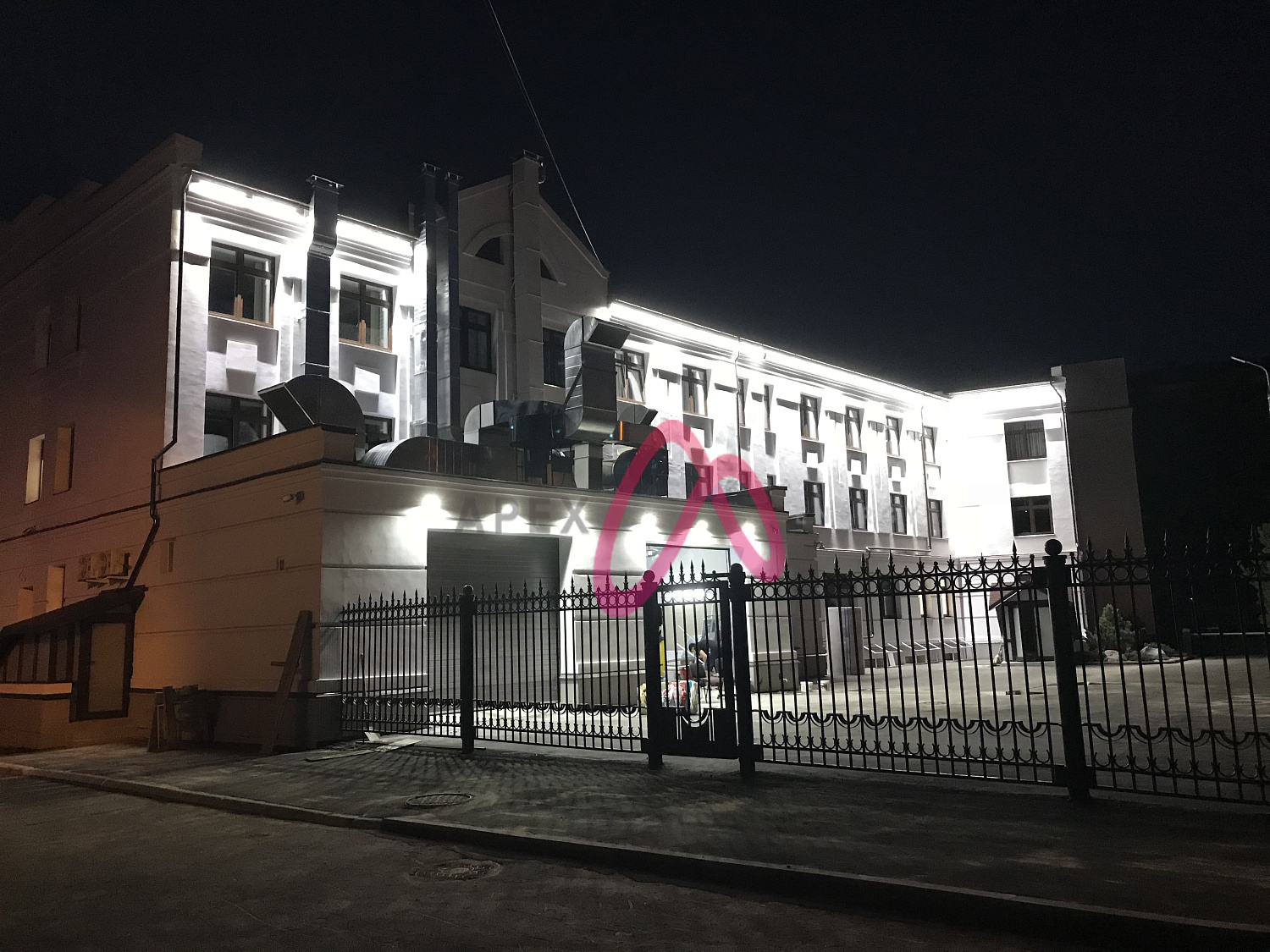 Архитектурная подсветка здания ТГК-2 г. Ярославль