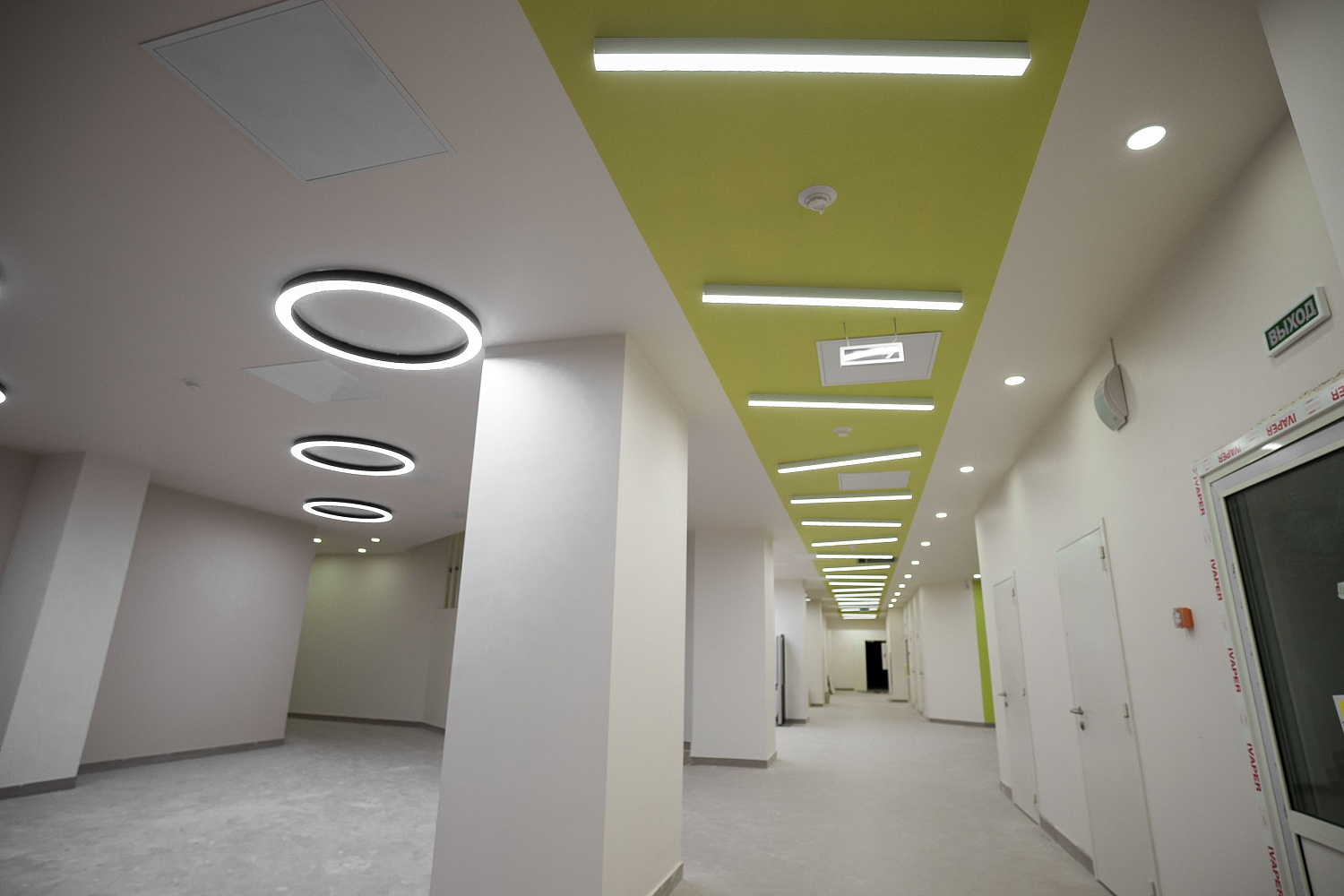 Освещение Медицинского центра XXI век, г. Санкт-Петербург