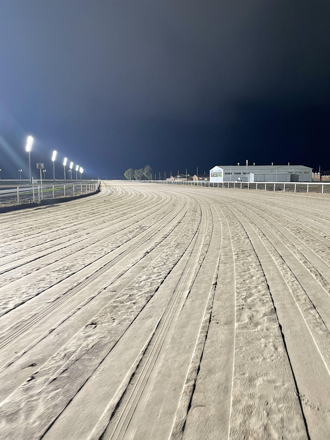 Освещение ипподрома в городе Грозном